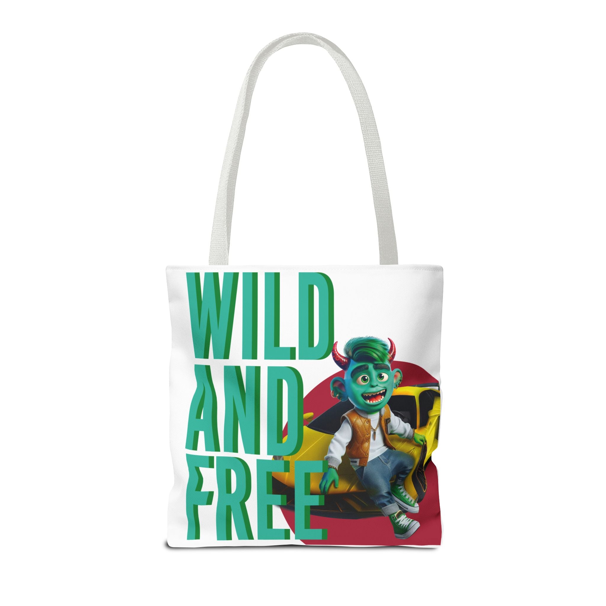 Image of Stylish All-Over Print Tote Bag – Durable & Functional